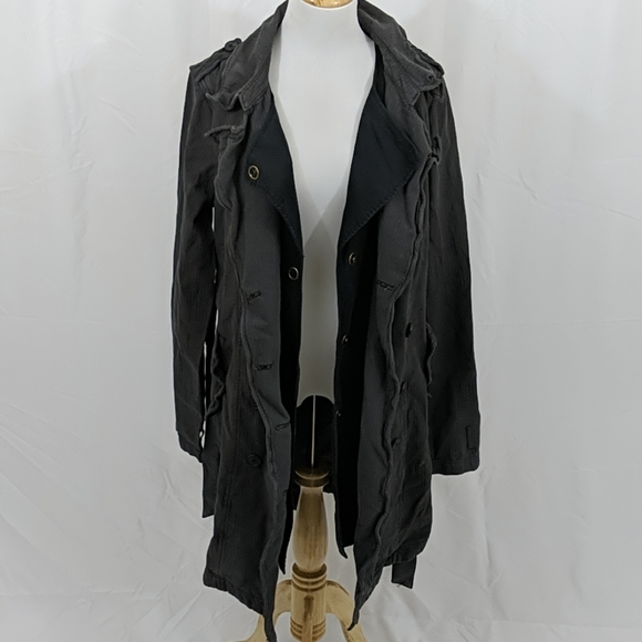 Free People Jackets & Blazers - NWT We The Free | Free People Grey Trench Coat. L